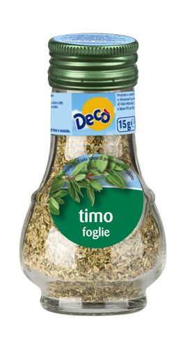 Decò timo in foglie