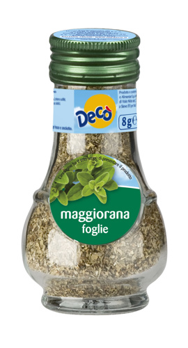 Decò maggiorana in foglie