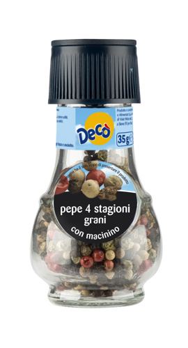 Decò pepe 4 stagioni grani con macinino