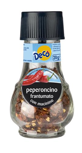 Decò peperoncino frantumato con macinino