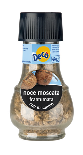 Decò noce moscata frantumata con macinino