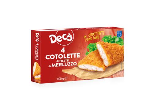 Decò cotolette di merluzzo 400gr