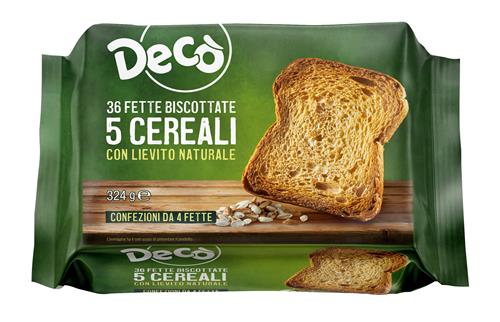 Decò Fette biscottate ai 5 cereali