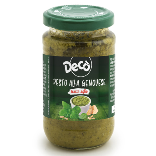 Decò pesto alla genovese senz'aglio