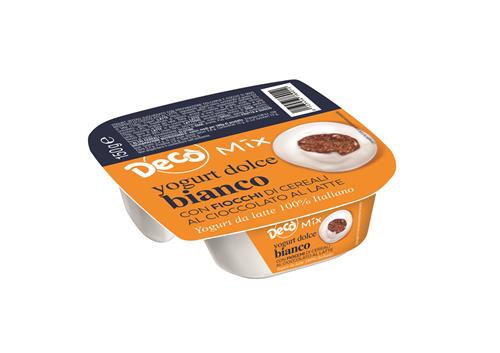 Decò Yogurt bianco dolce con fiocchi di cioccolato al latte