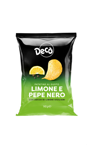 Decò patatine limone e pepe