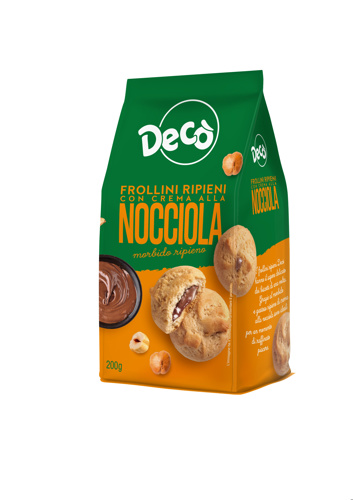 Decàò biscotti frollini ripieni alla nocciola