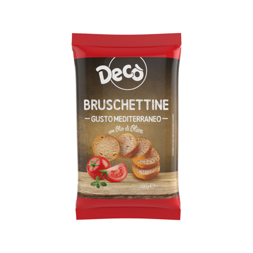 Decò bruschette gusto mediterraneo