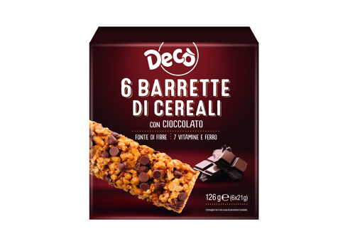 Decò barrette di cereali con cioccolato