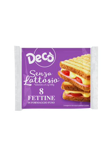 Decò fettine di formaggio senza lattosio 200gr