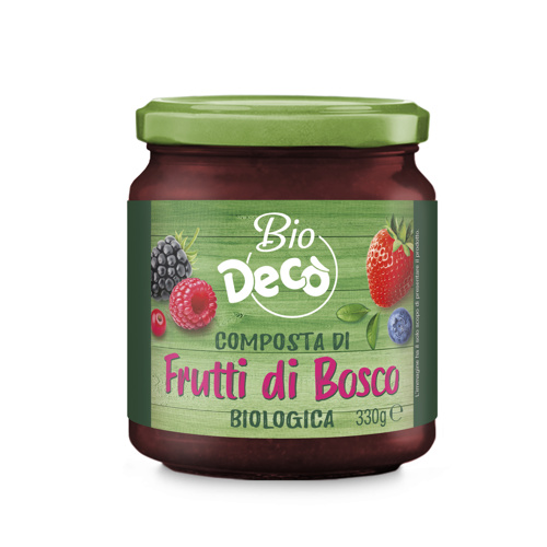 Bio Decò composta di frutti di bosco bio 330g