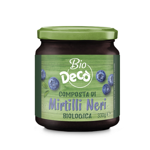 Bio Decò composta di mirtillo bio 330g