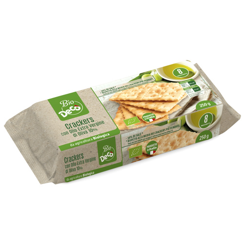 Decò bio crackers con olio EVO 10%