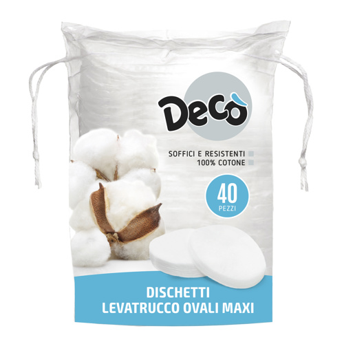 Decò dischetti levatrucco ovali maxi