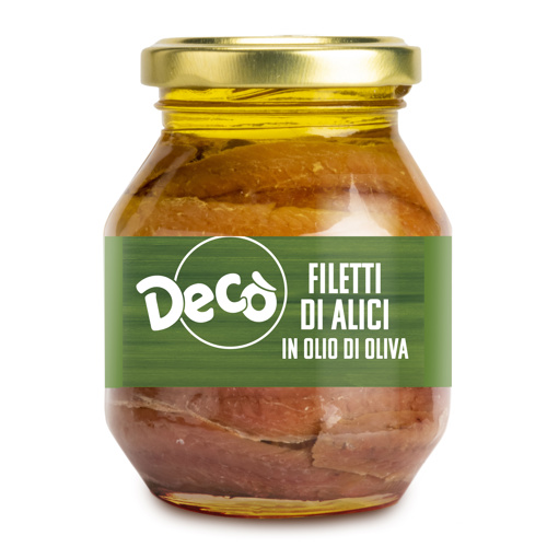 Decò filetti di alici all'olio d'oliva