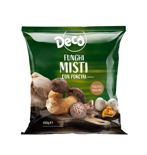 Decò funghi misto bosco con porcini