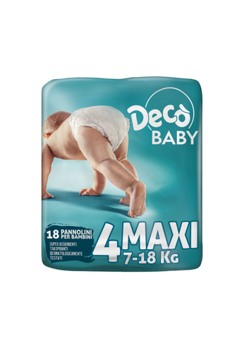 Decò pannolini maxi 7/18 kg