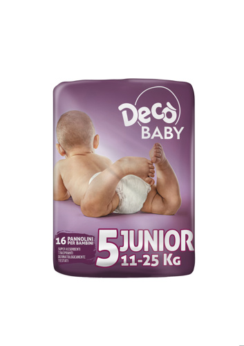 Decò pannolini junior 11/25 kg