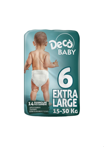 Decò pannolini extralarge 15/30 kg