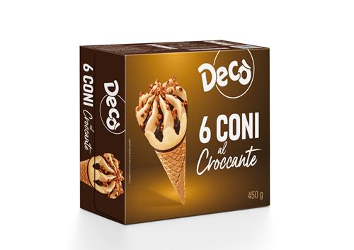 DECO' CONO AL CROCCANTE 6pz 450g