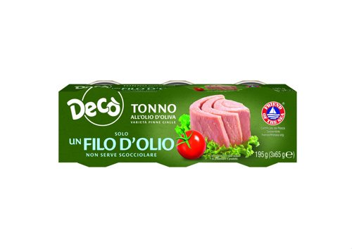 Decò TONNO FILO D'OLIO 3x65g