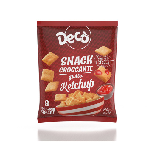 Decò snack croccante gusto ketchup