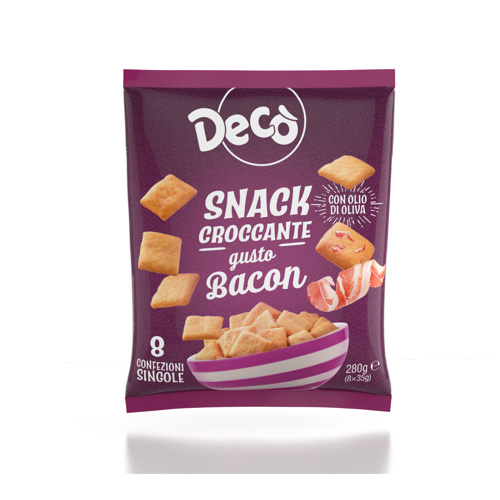 Decò snack croccante gusto bacon