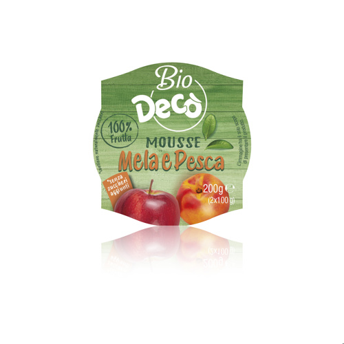 DECO' MOUSSE DI FRUTTA MELA E PESCA