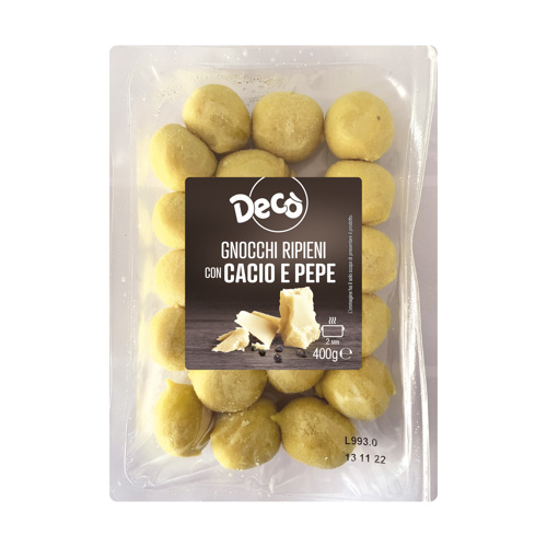 DECO' GNOCCHI CON RIPIENO CACIO E PEPE