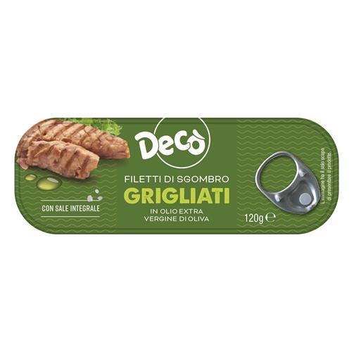 DECO' FILETTI DI SGOMBRO GRIGLIATO OLIO EXTRA VERGINE