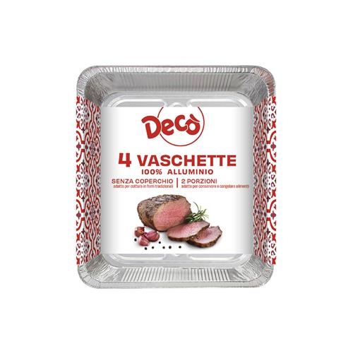 DECO' 4 VASCHETTE 2 PORZIONI