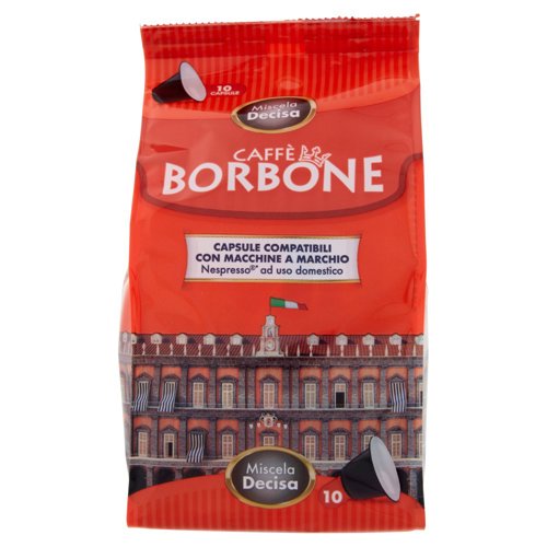 Caffè Borbone Miscela Decisa Capsule Compatibili Nespresso* 10 x 5 g