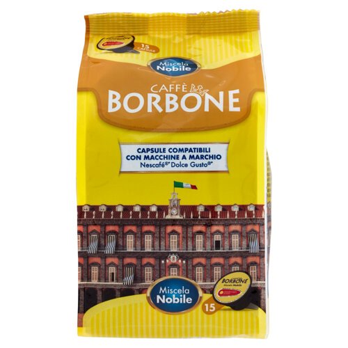 Caffè Borbone Miscela Nobile Capsule Compatibili Nescafé* Dolce Gusto* 15 x 7 g