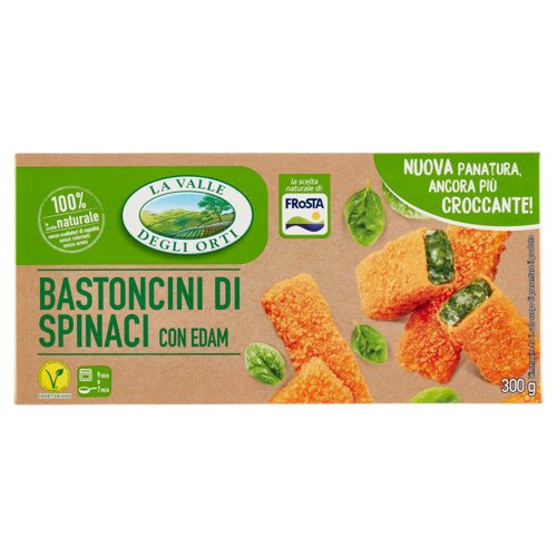 La Valle Degli Orti Bastoncini di Spinaci con Edam 300 g