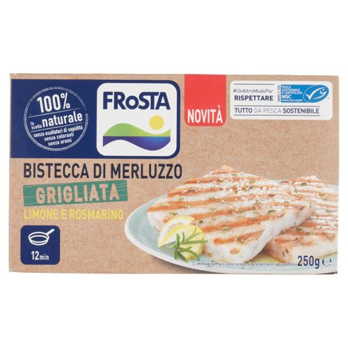 FRoSTA Bistecca di Merluzzo Grigliata Limone e Rosmarino 250 g