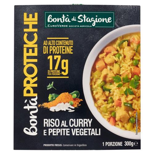 Bontà di Stagione Bontà Proteiche Riso al Curry e Pepite Vegetali 300 g