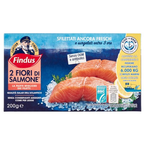 Capitan Findus 2 Fiori di Salmone 200 g