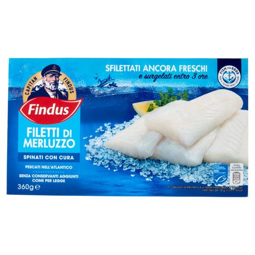 Capitan Findus Filetti di Merluzzo 360 g