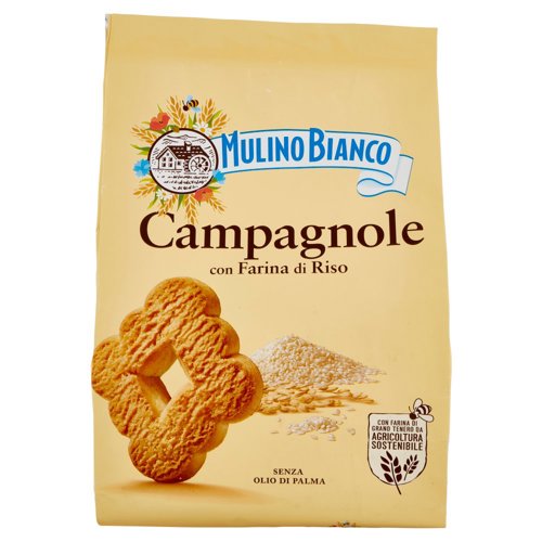 Mulino Bianco Campagnole Biscotti con Farina di Riso 700g