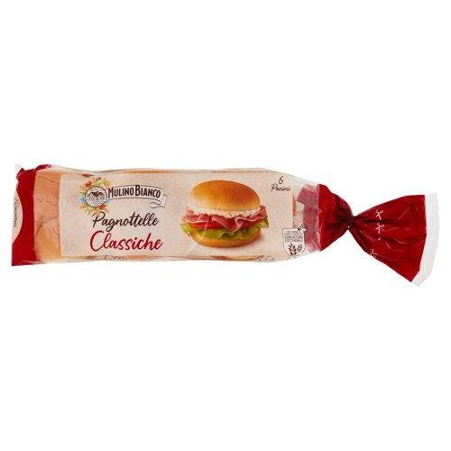 Mulino Bianco Pagnottelle Classiche Pane Ideale per Panini 360g