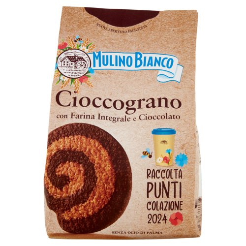 Mulino Bianco Cioccograno Biscotti con Farina Integrale e Cioccolato 330g