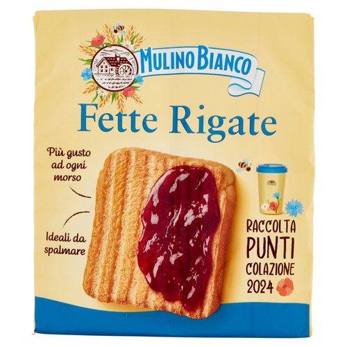 Mulino Bianco Fette Biscottate Rigate 315g