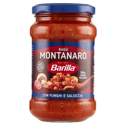 Barilla Sugo Ragù Montanaro con Funghi Condimento per Pasta 300g