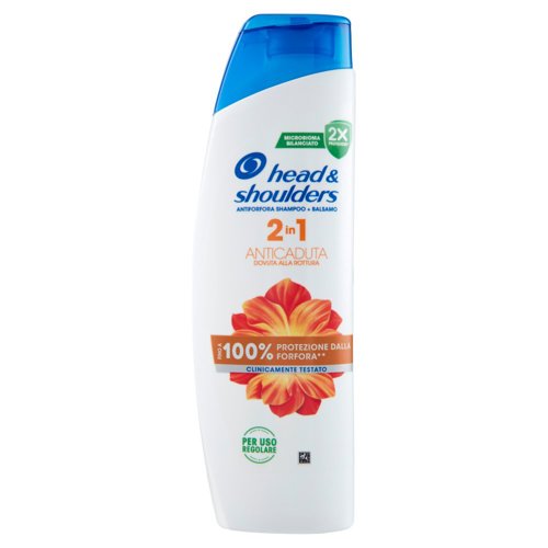 Head & Shoulders Antiforfora Shampoo + Balsamo 2in1 Anticaduta 250 ml