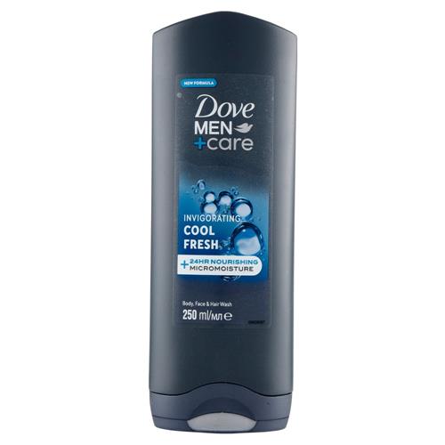 Dove Men+Care Invigorating Cool Fresh Body, Face & Hair Wash 250 ml