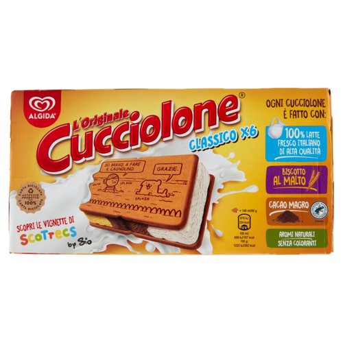 Algida l'Originale Cucciolone Classico 6 x 480 g