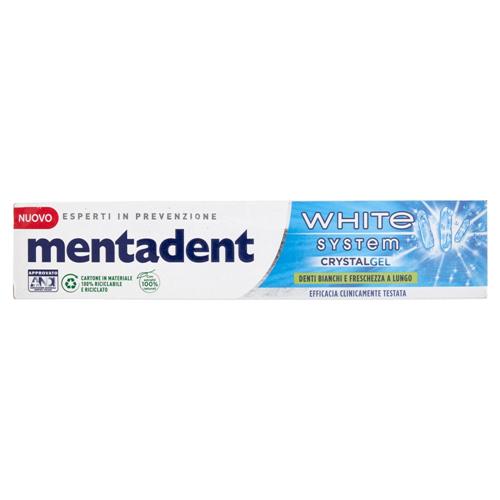 Mentadent White System Crystal Gel 75 ml