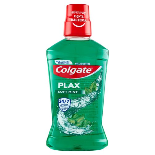 Colgate collutorio Plax Soft Mint con antibatterico 500 ml