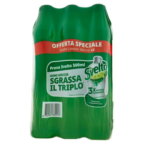 Svelto Limone 3 x 980 ml