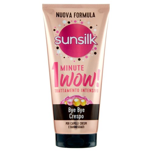 sunsilk Bye Bye Crespo 1 Minute Wow! Trattamento Intensivo per Capelli Crespi e Danneggiati 180 mL